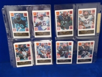 1986 McDonald’s Buffalo Bills NFL- 1 Complete Set of 24 Black Tab Scratch-Off Cards