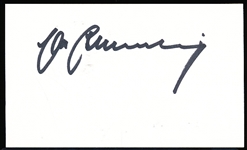 Autographed Max Schmeling Boxing Index Card