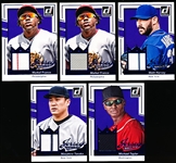 2016 Donruss Bb- “Jersey Kings” Inserts- 5 Asst.