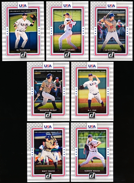 2016 Donruss Bb- “USA Collegiate National Team” Inserts- 55 Asst.