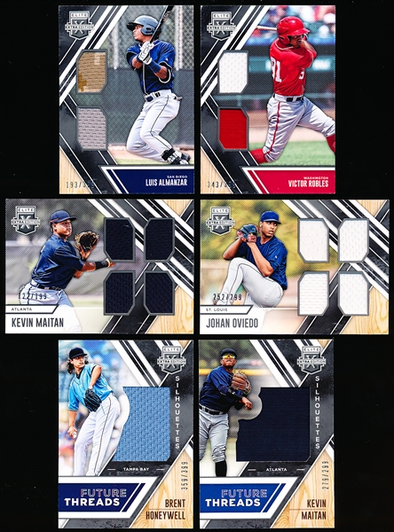 2017 Elite Extra Ed. Bb- 6 Diff. Jersey Inserts