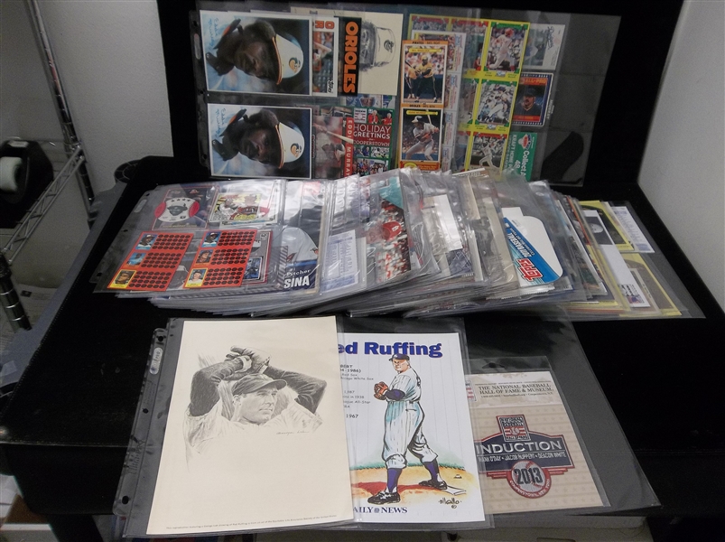 Baseball HOFer or Hopeful HOFer Odd-Ball Clean-Up Group #1 in Pages- 200 Asst. Items