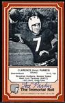 Autographed 1975 Fleer The Immortal Roll Pro FB HOF #68 Ace Parker