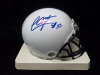 Auto’d & Inscribed Lavar Arrington Penn State NCAA Ftbl. Mini-Helmet