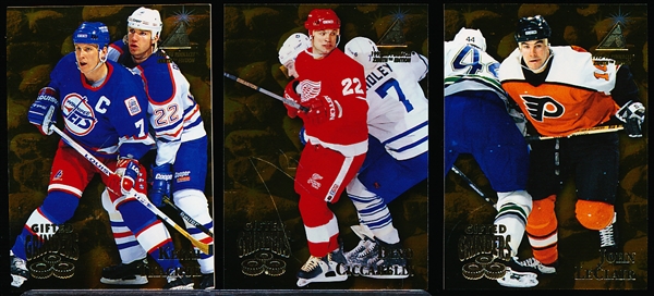 1995-96 Zenith Hockey- “Gifted Grinders” Inserts- 10 Diff