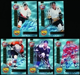 1994-95 Signature Rookies Hockey- Future Flash Certified Autographed Set of 10