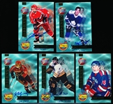 1994-95 Signature Rookies Hockey- Future Flash Certified Autographed Set of 10
