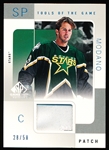2000-01 SP Game Used Hockey- “Game Used Patch Card”- #PMO Mike Modano, Stars- #28/50