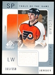 2000-01 SP Game Used Hockey- “Tools of the Game- SP Exclusives”- #JL John LeClair, Flyers- #165/350
