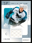 2000-01 SP Game Used Hockey- “Tools of the Game- SP Exclusives”- #PM Patrick Marleau, Sharks- #170/350