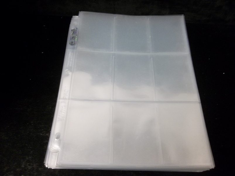 Used Ultra Pro 9-Pocket Pages- 100 Pages