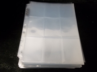 Used Ultra Pro 9-Pocket Pages- 100 Pages