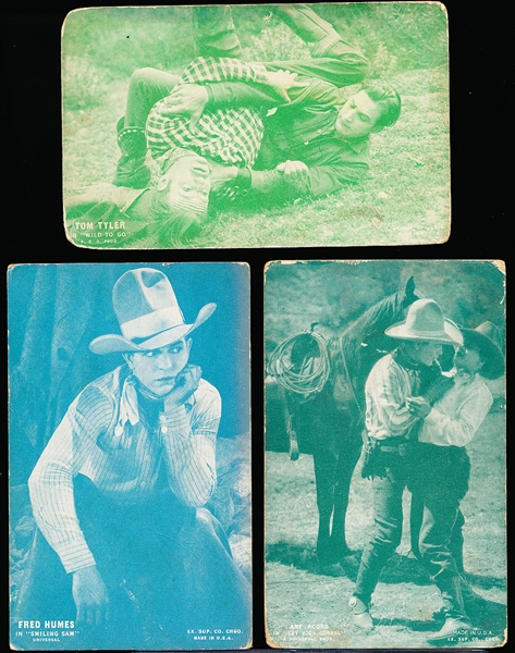 1920’s thru 1940’s- Western Movies/Cowboy Exhibit Cards- 20 Diff