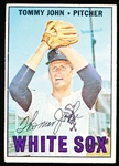 1967 Topps Bb- #609 Tommy John, White Sox- Hi#