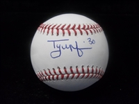 Autographed Tyler Naquin Official MLB Baseball