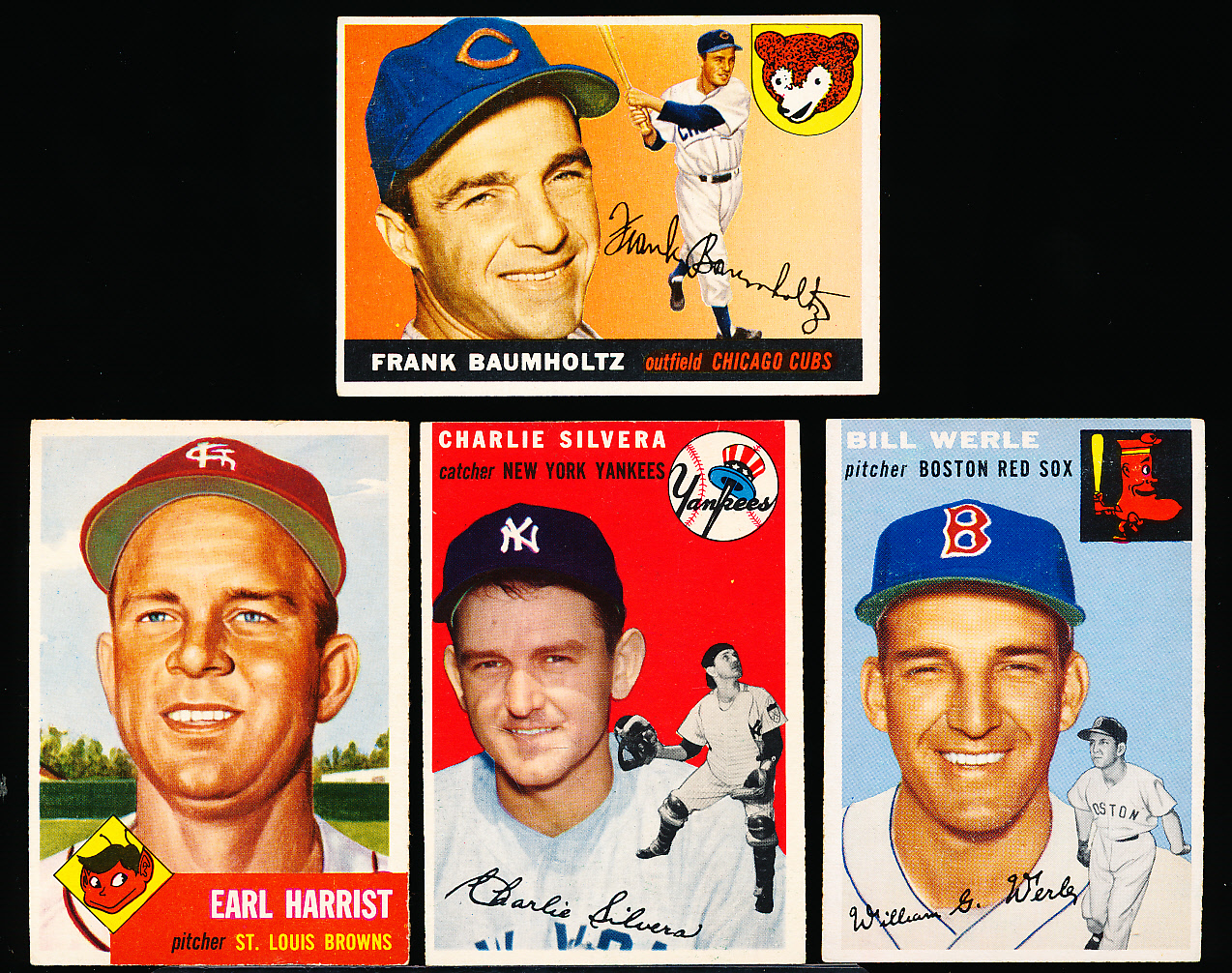 Lot Detail Four Vintage Baseball Cards
