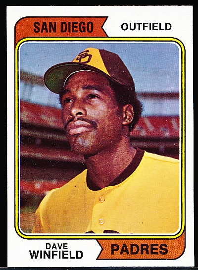 1974 Topps Bb- #546 Dave Winfield RC 