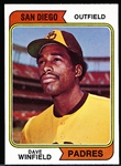 1974 Topps Bb- #546 Dave Winfield RC 
