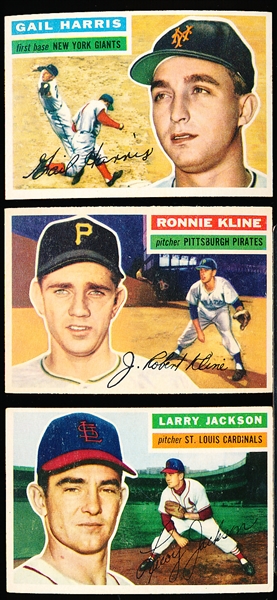 1956 Topps Baseball- 7 Diff Gray Backs