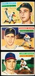 1956 Topps Baseball- 7 Diff Gray Backs