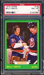 1973-74 Topps Hockey- #162 Billy Smith, Islanders- PSA Nm-Mt 8