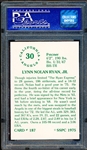 1975 SSPC Baseball- #187 Nolan Ryan, Angels- PSA Nm-Mt 8