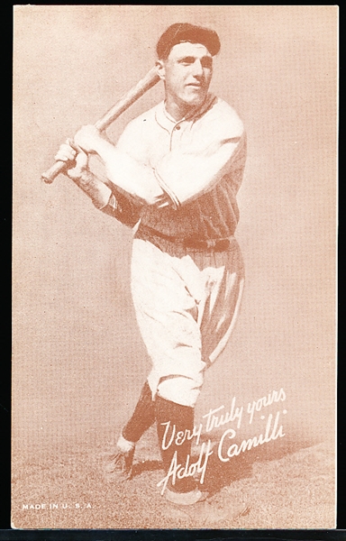 1939-46 Baseball Salutation Exhibit- Very Truly Yours, Adolf Camilli