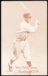 1939-46 Baseball Salutation Exhibit- Very Truly Yours, Harland Clift