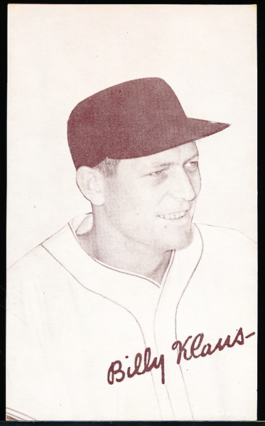 1947-66 Baseball Exhibit- Billy Klaus