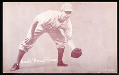 1947-66 Baseball Exhibit- Pee Wee Reese- (tiny bit of baseball showing)