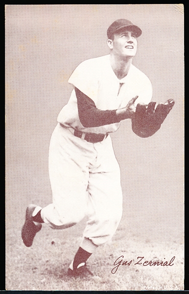 1947-66 Baseball Exhibit- Gus Zernial- Black Signature Version