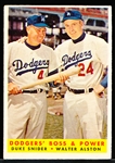 1958 Topps Baseball- #314 Duke Snider/ Walter Alston