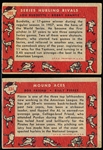 1958 Topps Baseball- 2 Diff Multi-Player Cards