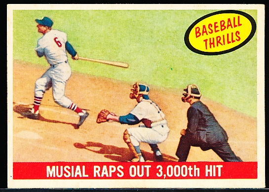 1959 Topps Baseball- #470 Stan Musial Baseball Thrill