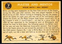 1960 Topps Bb- #7 Master & Mentor