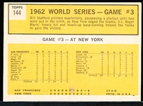 1963 Topps Bb- #144 Maris Sparks Yankee Rally