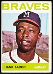 1964 Topps Bb- #300 Hank Aaron, Braves