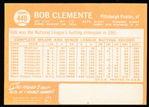 1964 Topps Bb- #440 Roberto Clemente, Pirates