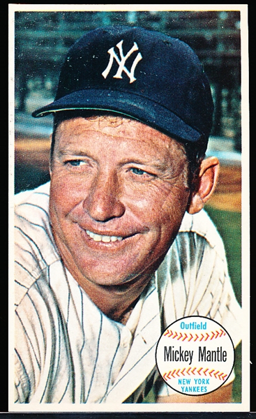1964 Topps Bb Giants- #25 Mickey Mantle, Yankees