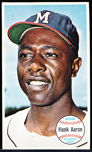 1964 Topps Bb Giants- #49 Hank Aaron, Braves
