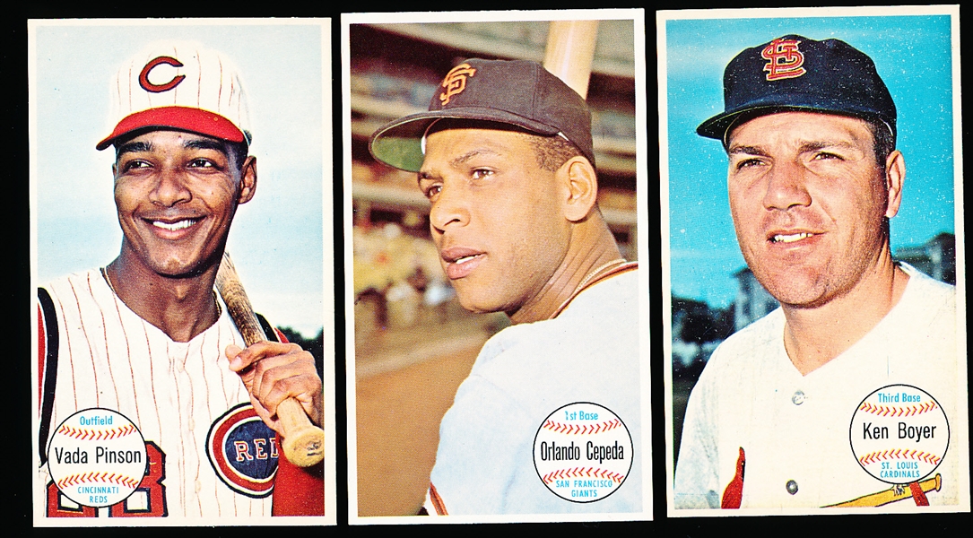 1964 Topps Bb Giants- 3 Diff
