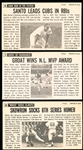 1964 Topps Bb Giants- 3 Diff