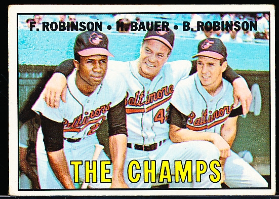 1967 Topps Bb- #1 The Champs