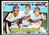 1967 Topps Bb- #1 The Champs
