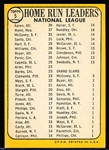 1968 Topps Baseball- #5 NL HR Leaders- Aaron/ Wynn/ Santo/ McCovey