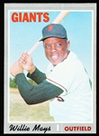 1970 Topps Baseball- #600 Willie Mays, Giants
