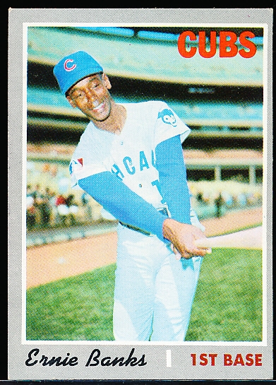 1970 Topps Baseball- #630 Ernie Banks, Cubs