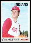 1970 Topps Baseball- #650 Sam McDowell, Indians- Hi# 
