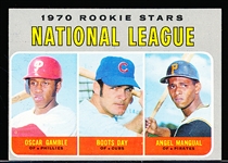 1970 Topps Baseball- #654 Oscar Gamble RC- Hi#