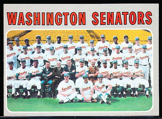 1970 Topps Baseball- #676 Senators Team- Hi#